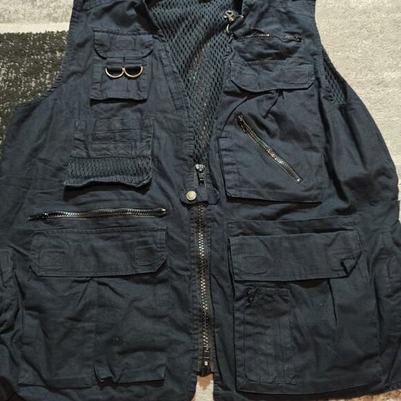 Campco Utility Cargo Pocket Vest Hunting Camera Fishing Safari Size XL - Picture 2 of 4